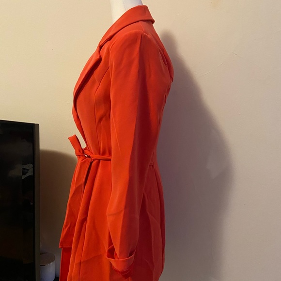 Blazer dress coral color - Picture 3 of 3